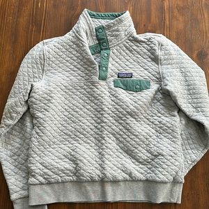 Patagonia Quilted Cotton Pullover - EUC